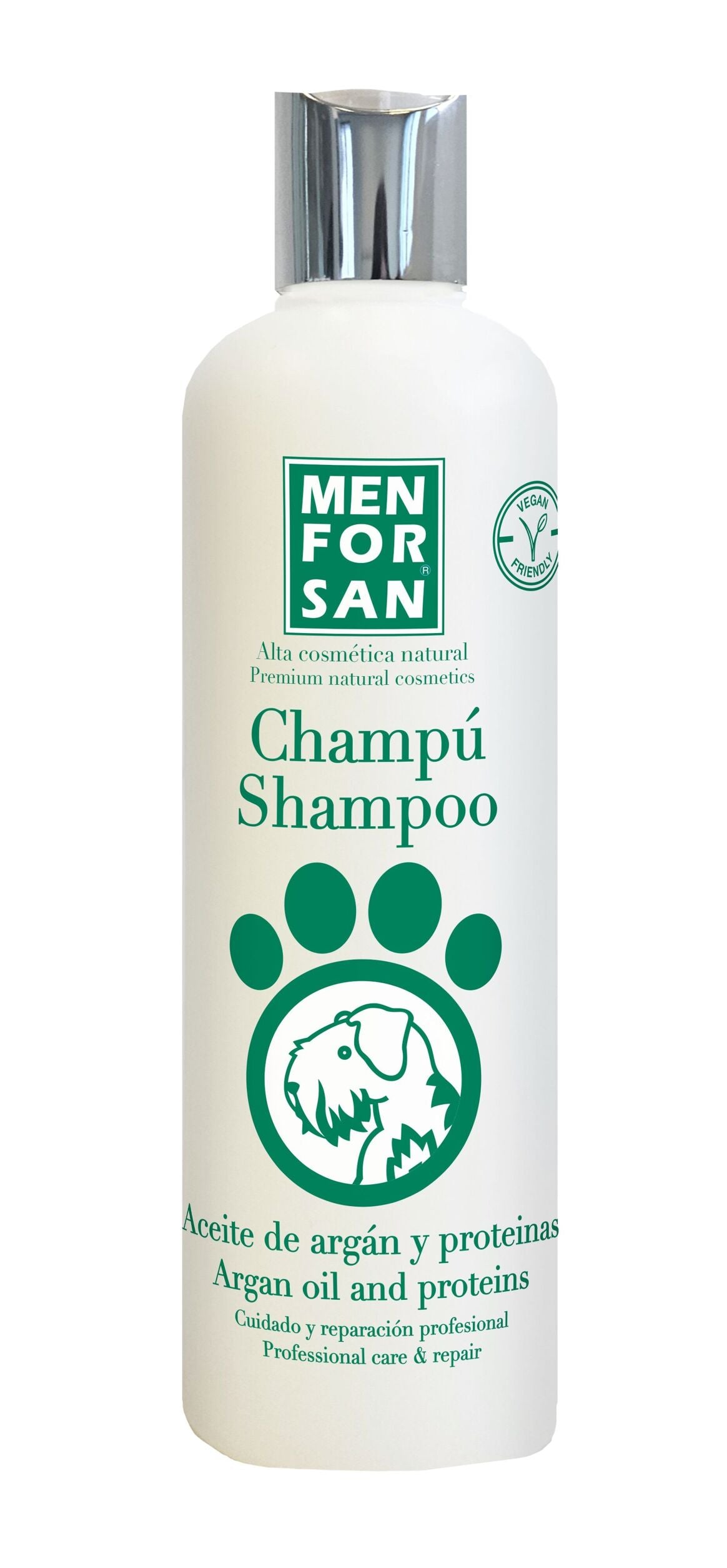 Menforsan Seidenprotein- und Arganöl-Shampoo 300 ml