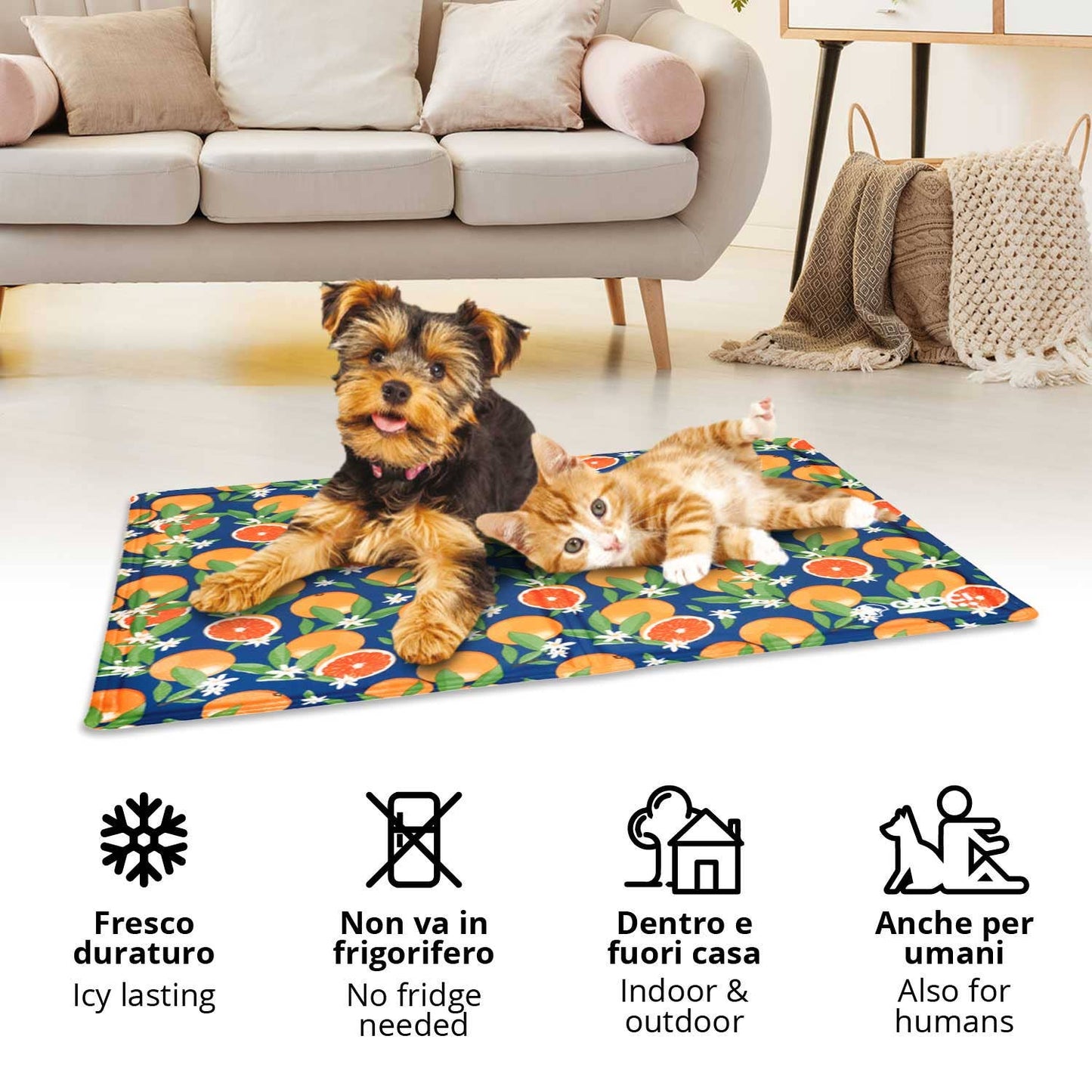 Kühlmatte - Fresh Citrus - Croci