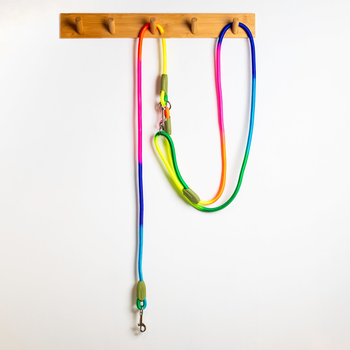 Regenbogen-freihändig verstellbare Leine